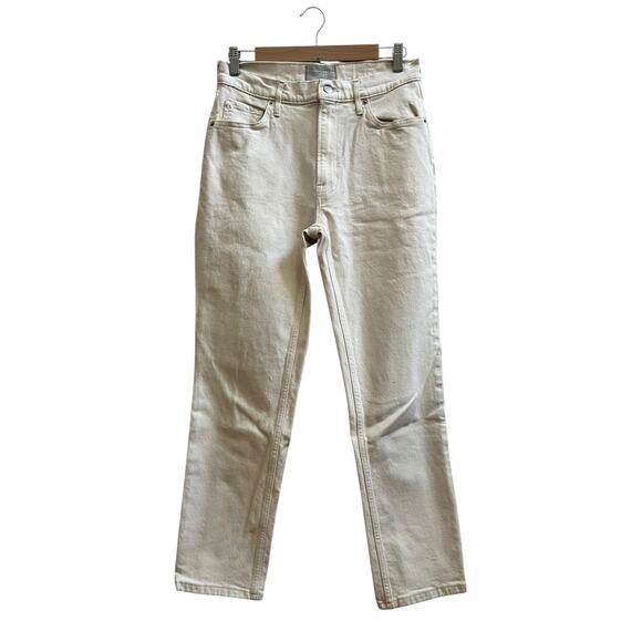 Everlane The Original Cheeky Organic Cotton Ecru Size 29 Jean 27.5 Inch Inseam - Picture 3 of 13